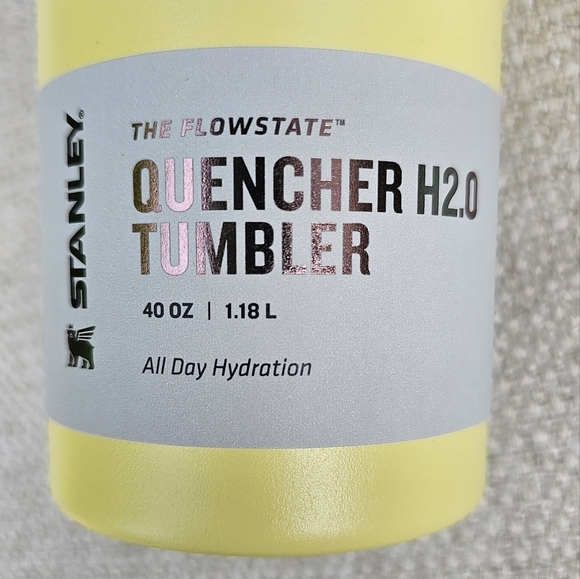 Brand New Stanley Quencher H20 Tumbler Mug Cup Yellow Large Size - Picture 6 of 9